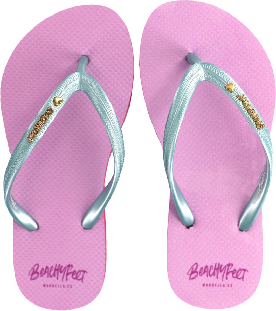 BeachyFeet Kids slippers - Violeta Basico (maat 33/34)