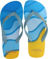 BeachyFeet - Waverider Azul Amarillo