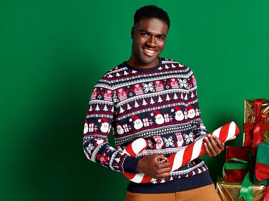 Pull de No l AG Taille M Motif joyeux et confortable Pulls