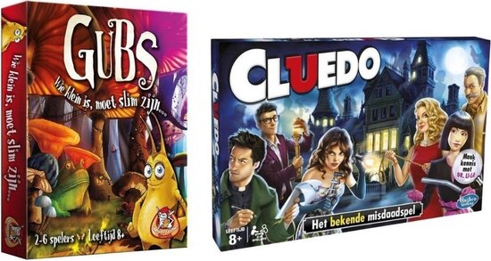 Afbeelding van het spel Spellenset - 2 stuks - Kaartspel - Gubs & Cluedo