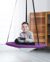 Nestschommel Kinderen Swing Mat Schommel - Paars Ø80cm