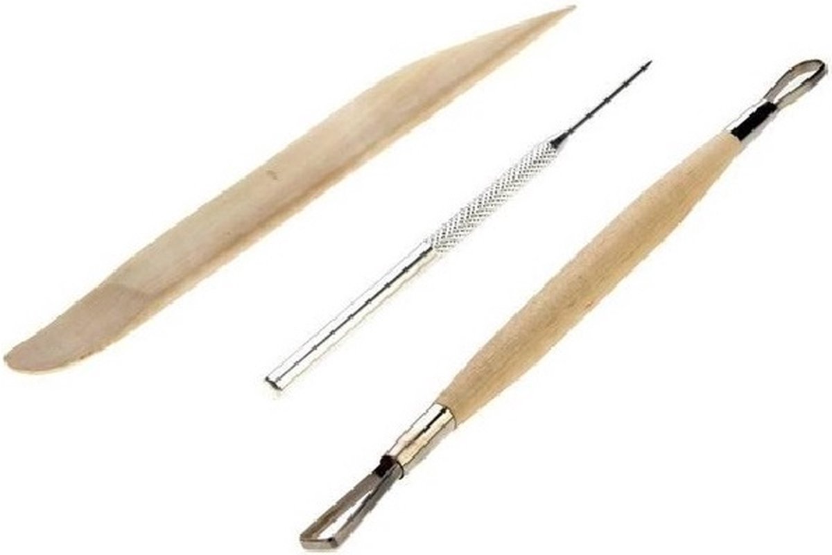 Lot 5 Outils Sculpture Argile - Peinture Poterie Moulage Pour Styliser Gâteau, Bricolage Et DIY Enfants