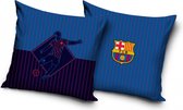 FCB, FC Barcelona (2 Zijden) Sierkussens - Kussen - 40 x 40 inclusief vulling - Kussen van Polyester - KledingDroom®