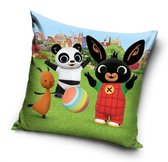 Bing, Pando en Flop spelen met de Bal Sierkussens - Kussen - 40 x 40 inclusief vulling - Kussen van Polyester - KledingDroom®