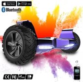 Off Road Hoverboard | Ampes | Bluetooth Speaker | Oxboard | LED verlichting | Paars
