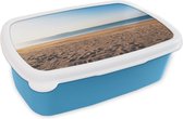 Lunch box Blauw - Lunch box - Boîte à pain - Plage - Léger - Été - 18x12x6 cm - Enfants - Garçon