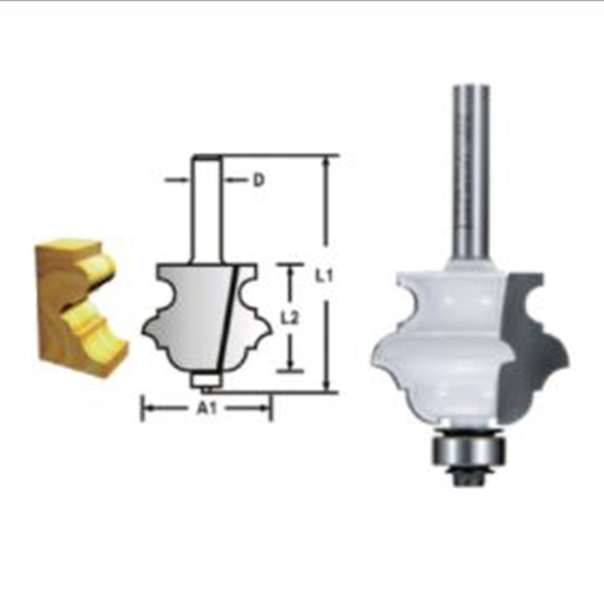 Makita HM/CT Kantenfrees 1/2