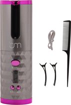 Bluemay Automatische Krultang - Draadloze Magic Hair Curler - USB Oplaadbaar - Keramische Krulijzer