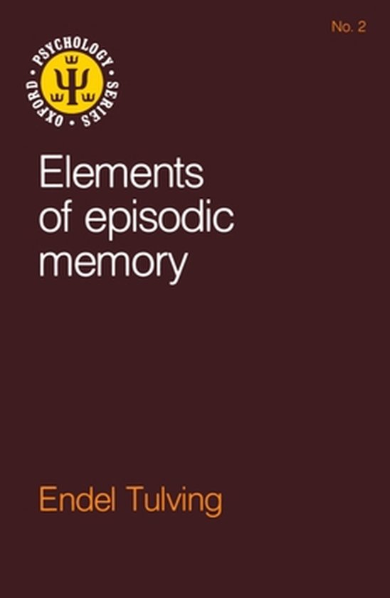 Elements Of Episodic Memory - cover
