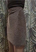 Rok zilver glitter