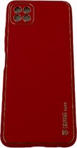 ZKl Telecom Telefoonhoesje - Back Cover - Geschikt Voor Samsung Galaxy A22 5G - Rood