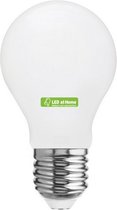 LED Melkwitte Gloeilamp - Drop A60 - 7,5W E27 Dimbaar 2700K