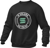 Crypto Kleding -In SOLONA we Trust - Bitcoin - Trui/Sweater