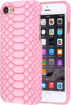 Apple iPhone 7 Hoesje - Mobigear - Snake Serie - Hard Kunststof Backcover - Roze - Hoesje Geschikt Voor Apple iPhone 7