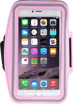 Apple iPhone 6/6s Plus Hoesje - Mobigear - Serie - Neopreen Sportarmband - Roze - Hoesje Geschikt Voor Apple iPhone 6/6s Plus