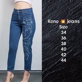 Dames jeans hoge taille maat 44