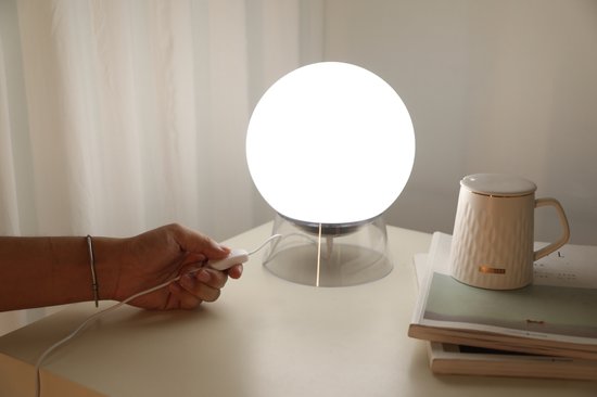 betalen Albany Onderzoek LUTEC Connect GLOBE - Draagbare smart verlichting in volledige bolvorm -  Glas | bol.com