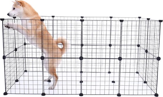 MiniDoggy Hondenhek Opvouwbaar Kennel – Hondenren – Puppyren – Training – Security Behuizing - 10 stuks