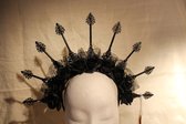 DIY headpiece set, steampunk, gothic, fantasy, spikes, godin, koningin, cosplay