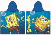 Spongebob badponcho - 120 x 60 cm. - Sponge Bob poncho - 100% katoen