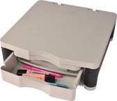 Monitorverhoger DT-760063  - Accessoirelade – Documentenlade- Hoogte verstelbaar 75 - 160mm