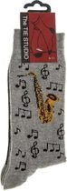 Saxofoon sokken Kerst – maat 38 t/m 45