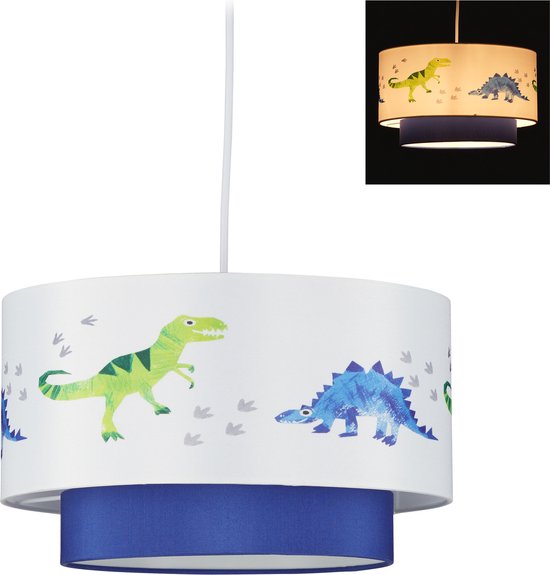 Dino hanglamp - Ø 30 cm - kinderkamer van Merkloos — afbeelding 2