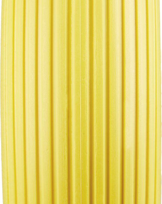 kruiwagenwiel 4.00-6 - massief rubber - 33 cm - anti-lek - tot 100 kg - geel-rood van Merkloos	 — afbeelding 4