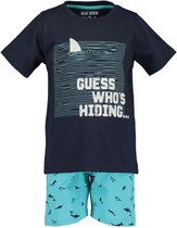 Blue Seven Jongens Pyjama Jongens Shortama - Maat 134