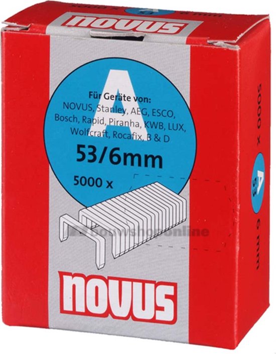 Novus 042-0516 Nieten - A53 - Dundraad - 6mm (5000st) | bol.com