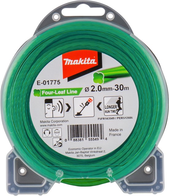 Foto: Makita e 01775 maaidraad 2 0x30mtr groen