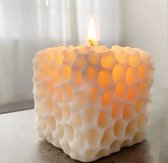 kaarsmal spons - zelf kaarsen maken - kaars - mal - sponge -winterkaars