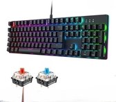 A-Life LED Toetsenbord - Gaming keyboard - RGB toetsenbord - Qwerty toetsenbord - Gaming toestenbord - Zwart