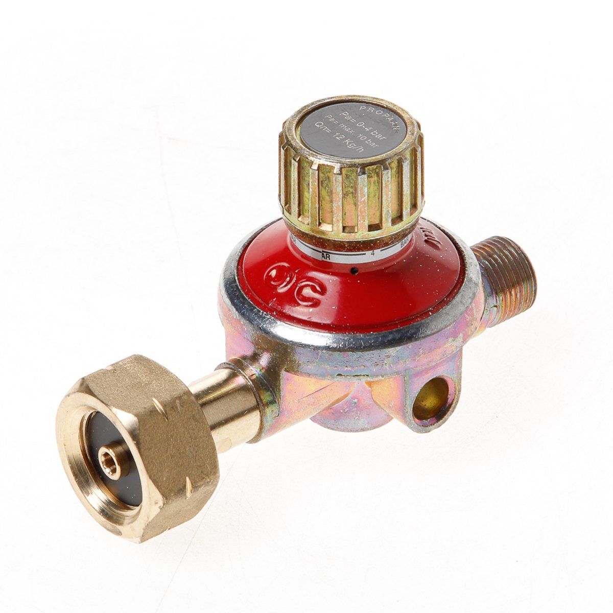 Drukregelaar instelbaar 0-4 Bar Shell x 3/8 inch links