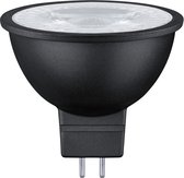 Paulmann LED spot Lichtbron GU5.3 | 12V- 6,5W - Warm wit licht - Dimbaar - Zwart mat