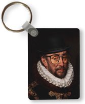 Porte-clés - Guillaume d' Oranje - Adriaen Thomasz - Chapeau - Cadeaux à distribuer - Plastique
