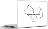 Sticker ordinateur portable - 13,3 pouces - Formule 1 - Silverstone - Circuit - Cadeau Saint Valentin pour lui - Cadeau pour mari