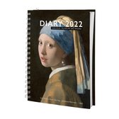 Bureau Agenda 2022 - Johannes Vermeer 2022 - Diary 2022 - Various Museum Artwork