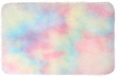 Coloxo® Regenboog Vloerkleed - Regenboog Tapijt - Regenboog Kleed - Fluffy Tapijt - Zacht Vloerkleed - Hoogpolig Tapijt - 140x200cm