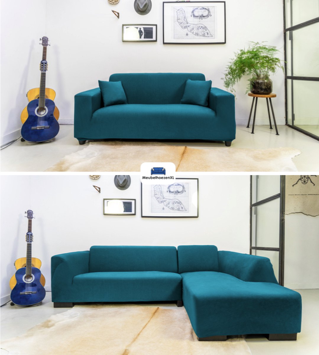 Bankhoes bankhoes gewatteerde antislip ademende bankbeschermerhoezen voor sectionele bank L-vormige bank hoekbank chaise lounge (110 * 180cm, blauw Bankhoes bankhoes gewatteerde antislip ademende bankbeschermerhoezen voor sectionele bank L-vormige bank hoekbank chaise lounge (110 * 180cm, blauw