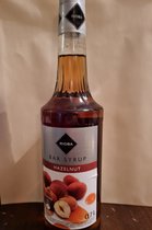 Rioba- Bar Syrup- Hazelnoot- Fles 0.7 L- Relatiegeschenk- Traktatie- Verjaardag