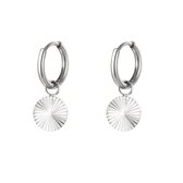 LOUVABEL - Oorbellen - Zilver - Hanger - Rond