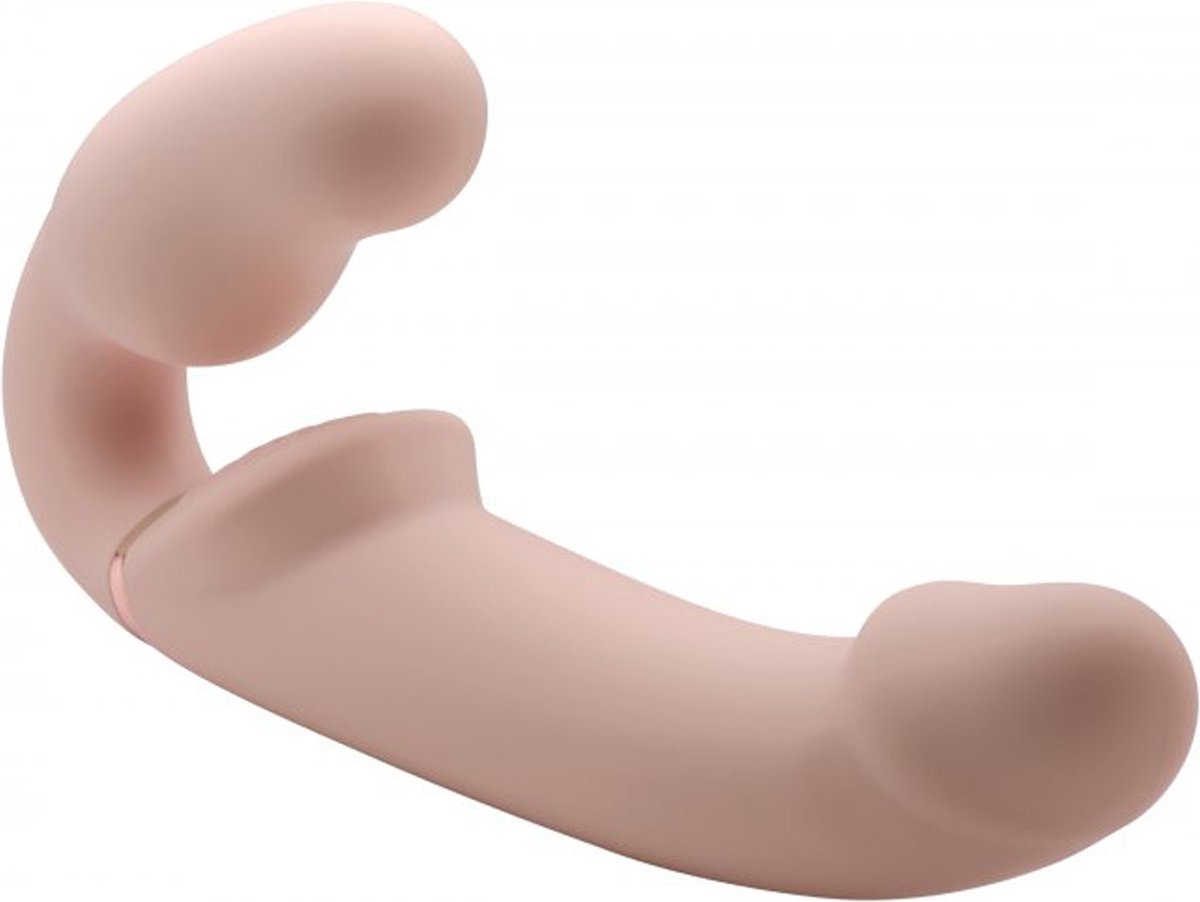 Evoke Opblaasbare en Vibrerende Strapless Strap-on - Light