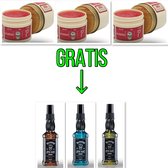 Bandido Haar Wax Nr.7 - 3 Stuks 125ml + 3X Cologne Gratis