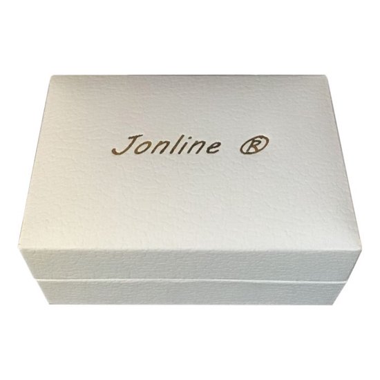 Schitterende Gerhodineerde Zilveren Zirkonia Ring 15,50 mm. - Jonline