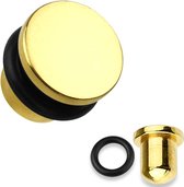 1.6 mm Single flared plug gold plated