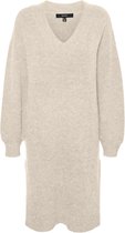 Vero Moda Jurk Vmkatiequeen L/s V-neck Dress Ga 10253183 Birch Dames Maat - 36