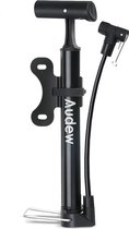 Audew Bicycle Pump-Portable Air Pump-160psi Smart Valve -Pour VTT, vélos de route - Zwart