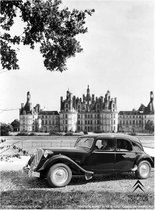 metalen reclamebord Citroën traction Chambord 30x40 cm