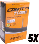 Continental Binnenband 28" Race (5 stuks) - 18-622 ->25-630 - SV80mm ventiel